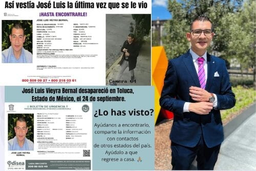 Amplían búsqueda de José Luis Vieyra a otros Estados del país